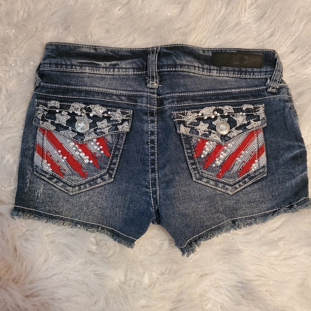 American flag shorts size 1